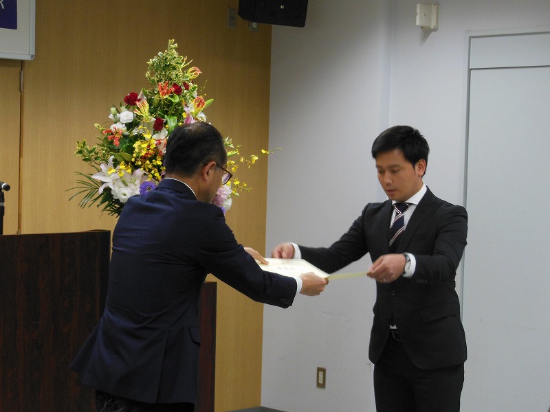 URより3回目の優秀施工業者表彰